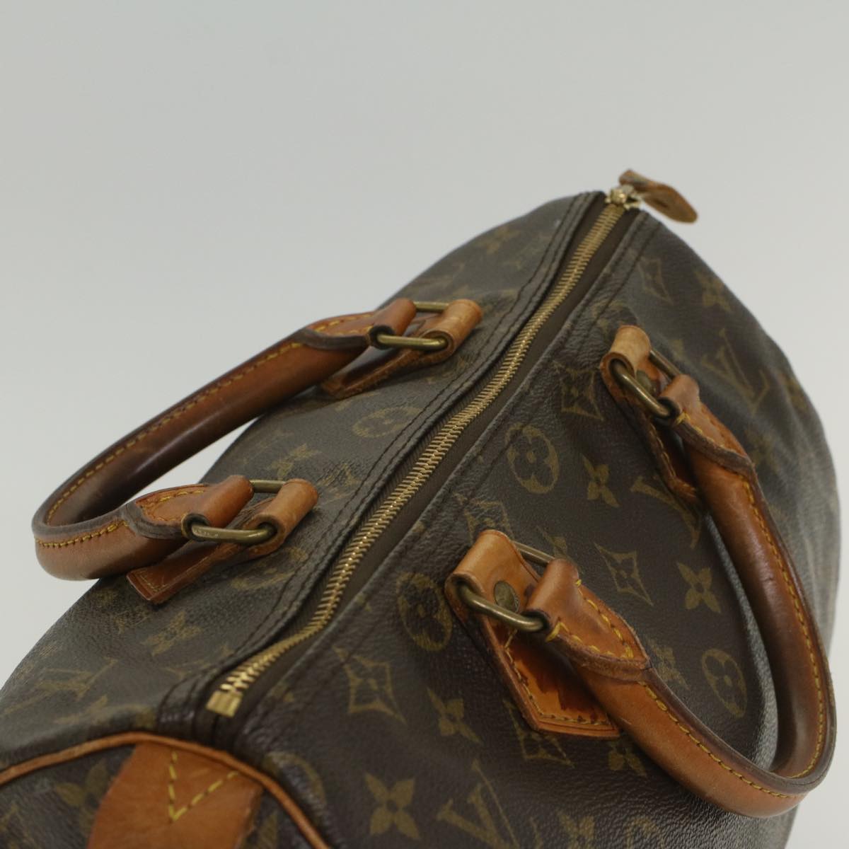 LOUIS VUITTON Monogram Speedy 30 Hand Bag M41526 LV th4004