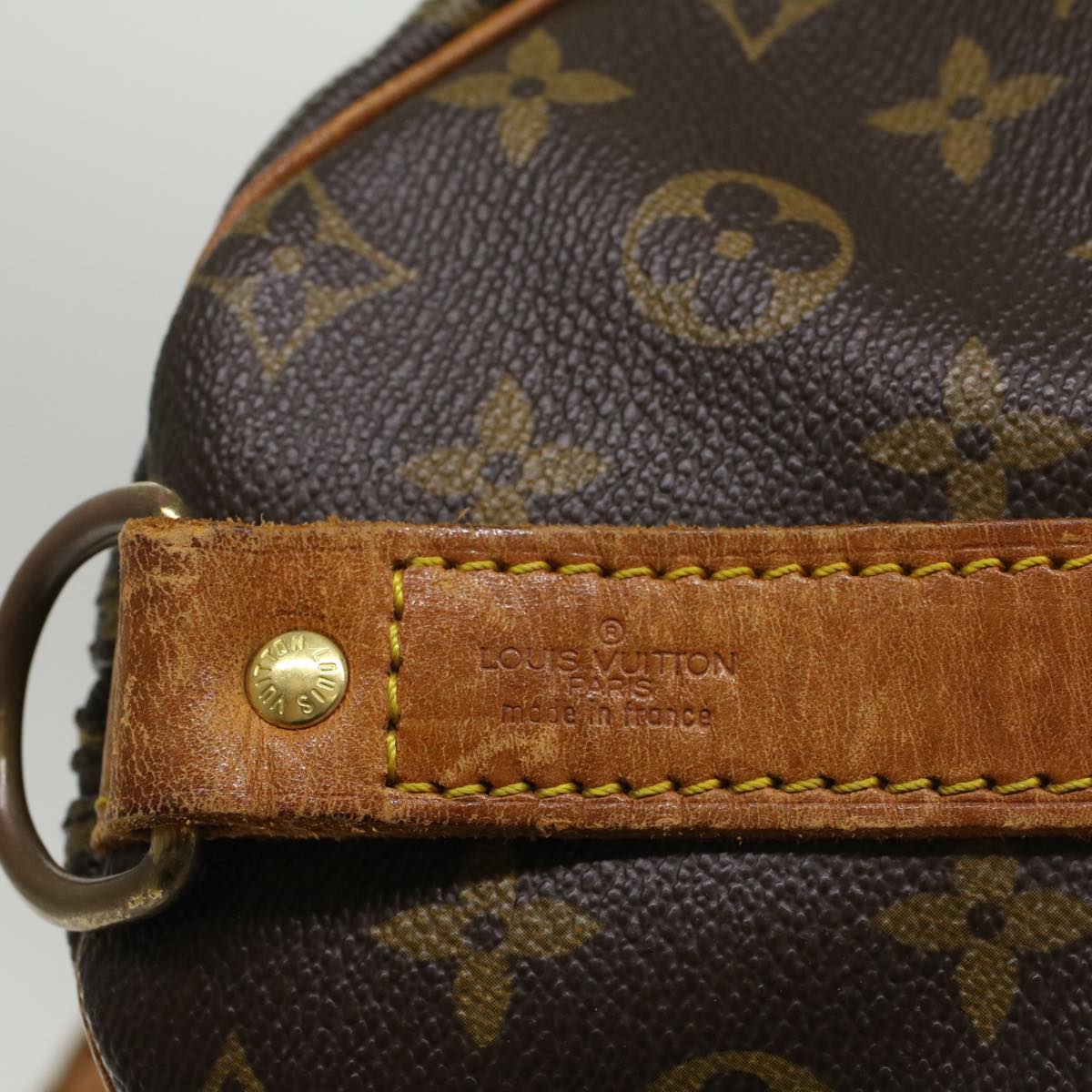 LOUIS VUITTON Monogram Keepall Bandouliere 55 Boston Bag M41414 LV th4006