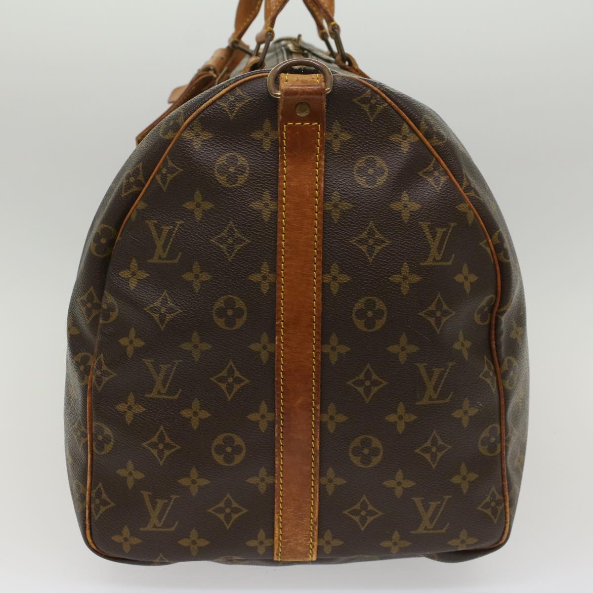 LOUIS VUITTON Monogram Keepall Bandouliere 55 Boston Bag M41414 LV th4006