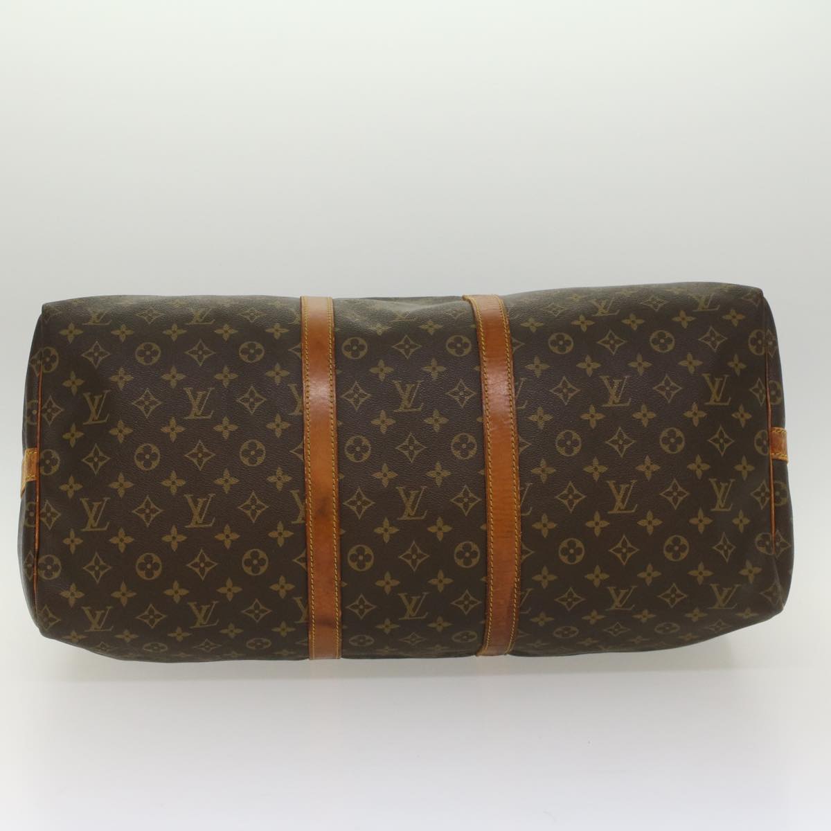 LOUIS VUITTON Monogram Keepall Bandouliere 55 Boston Bag M41414 LV th4006