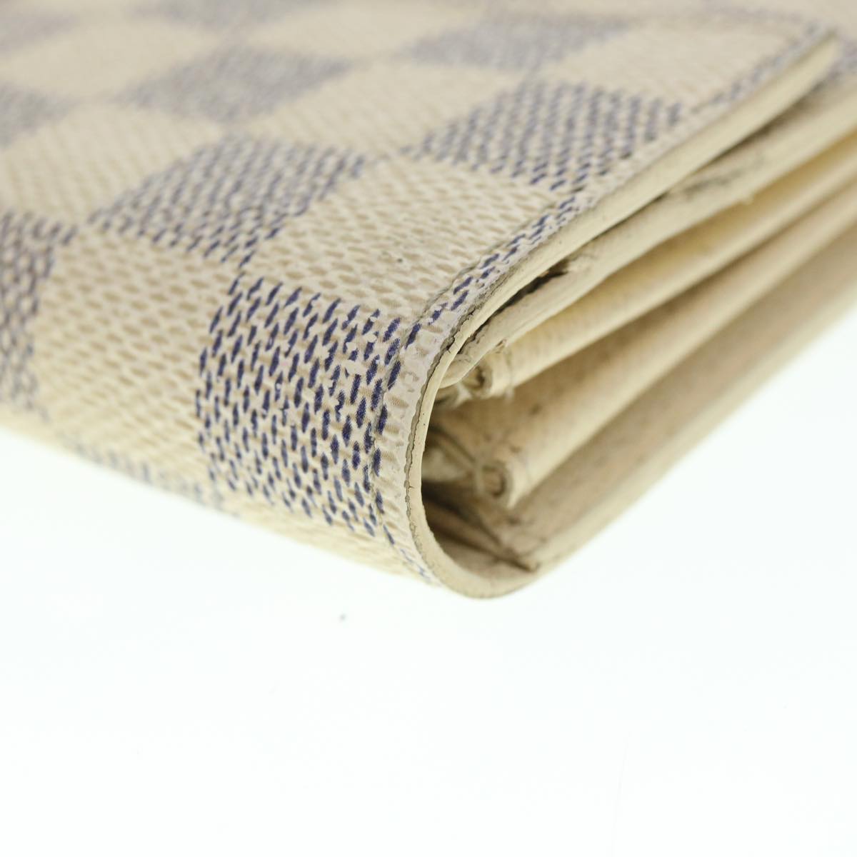 LOUIS VUITTON Damier Azur Portefeuille Sarah Long Wallet N63208 LV th4009