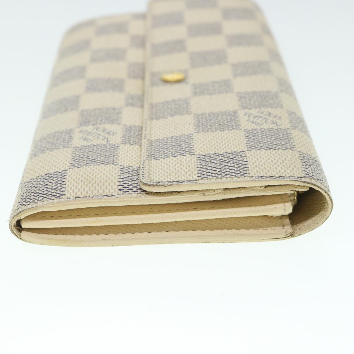 LOUIS VUITTON Damier Azur Portefeuille Sarah Long Wallet N63208 LV th4009