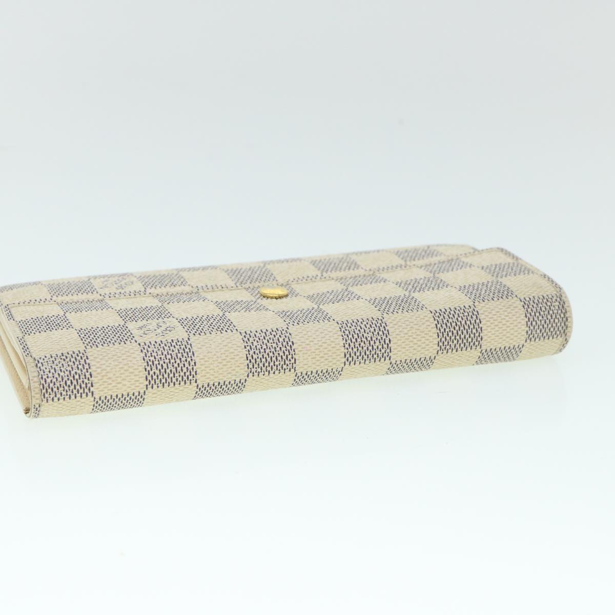 LOUIS VUITTON Damier Azur Portefeuille Sarah Long Wallet N63208 LV th4009