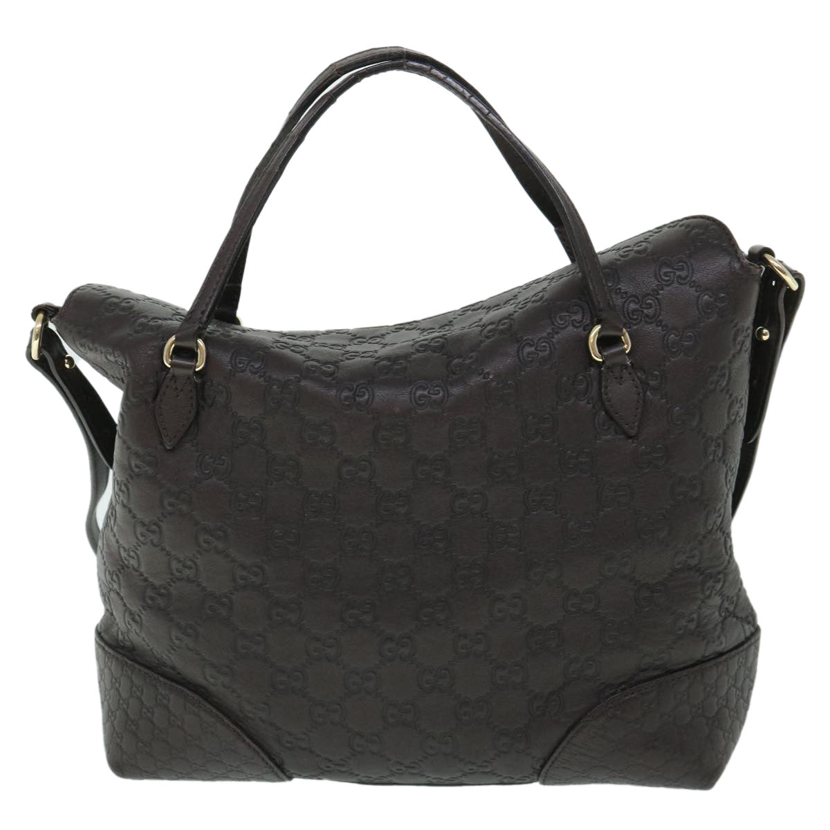 Luxury Gucci GG Canvas Guccissima Shoulder Bag 2way Brown 353120  th4019