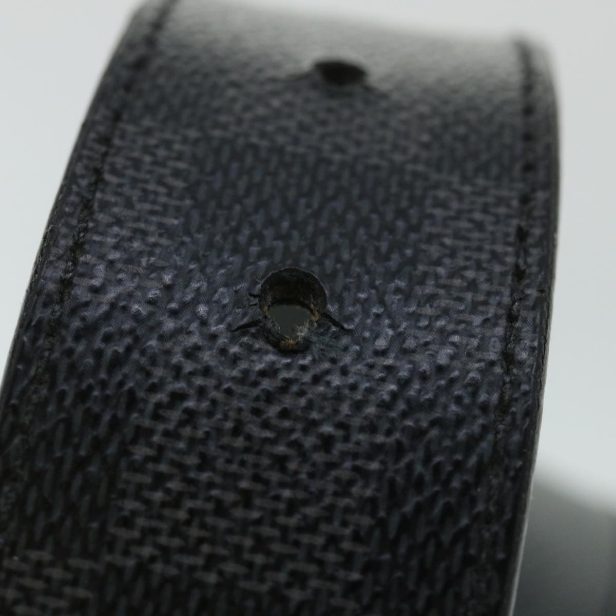 LOUIS VUITTON Damier Graphite Ceinture Inventeur Tour Belt M9632V LV th4026