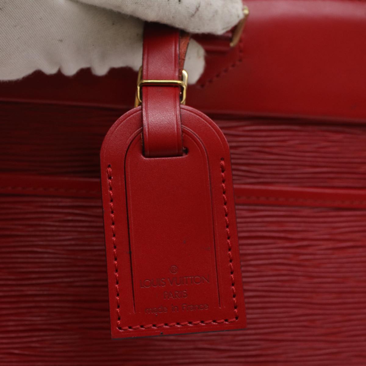 LOUIS VUITTON Epi Riviera Hand Bag Red M48187 LV th4038