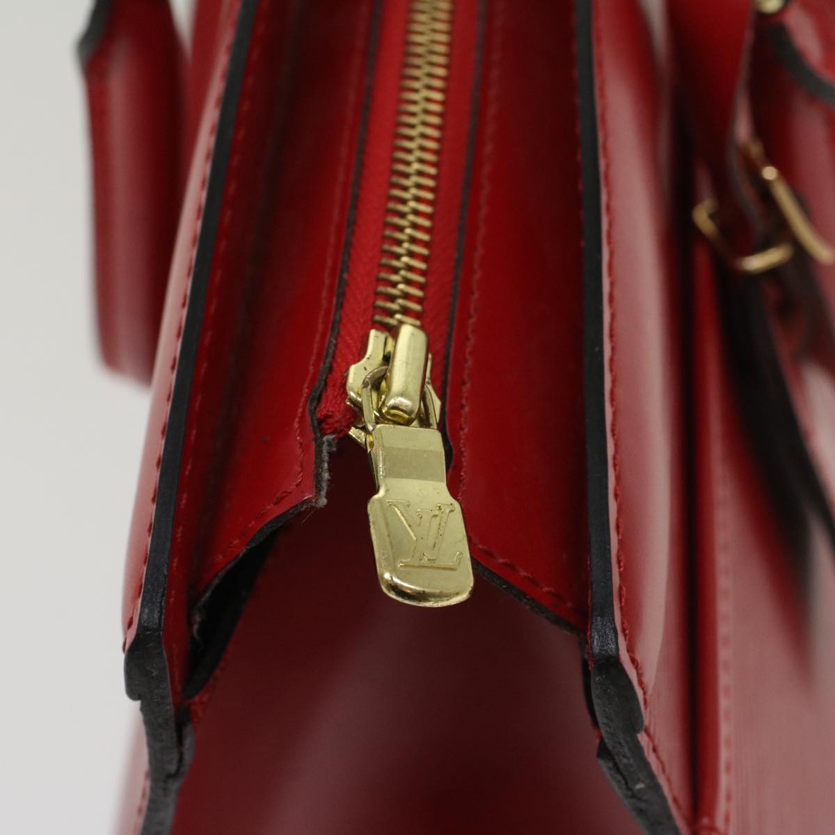 LOUIS VUITTON Epi Riviera Hand Bag Red M48187 LV th4038