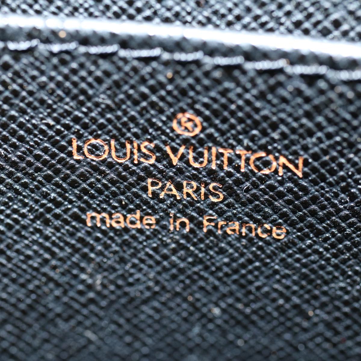 LOUIS VUITTON Epi Pochette Homme Clutch Bag Black M52522 LV th4042
