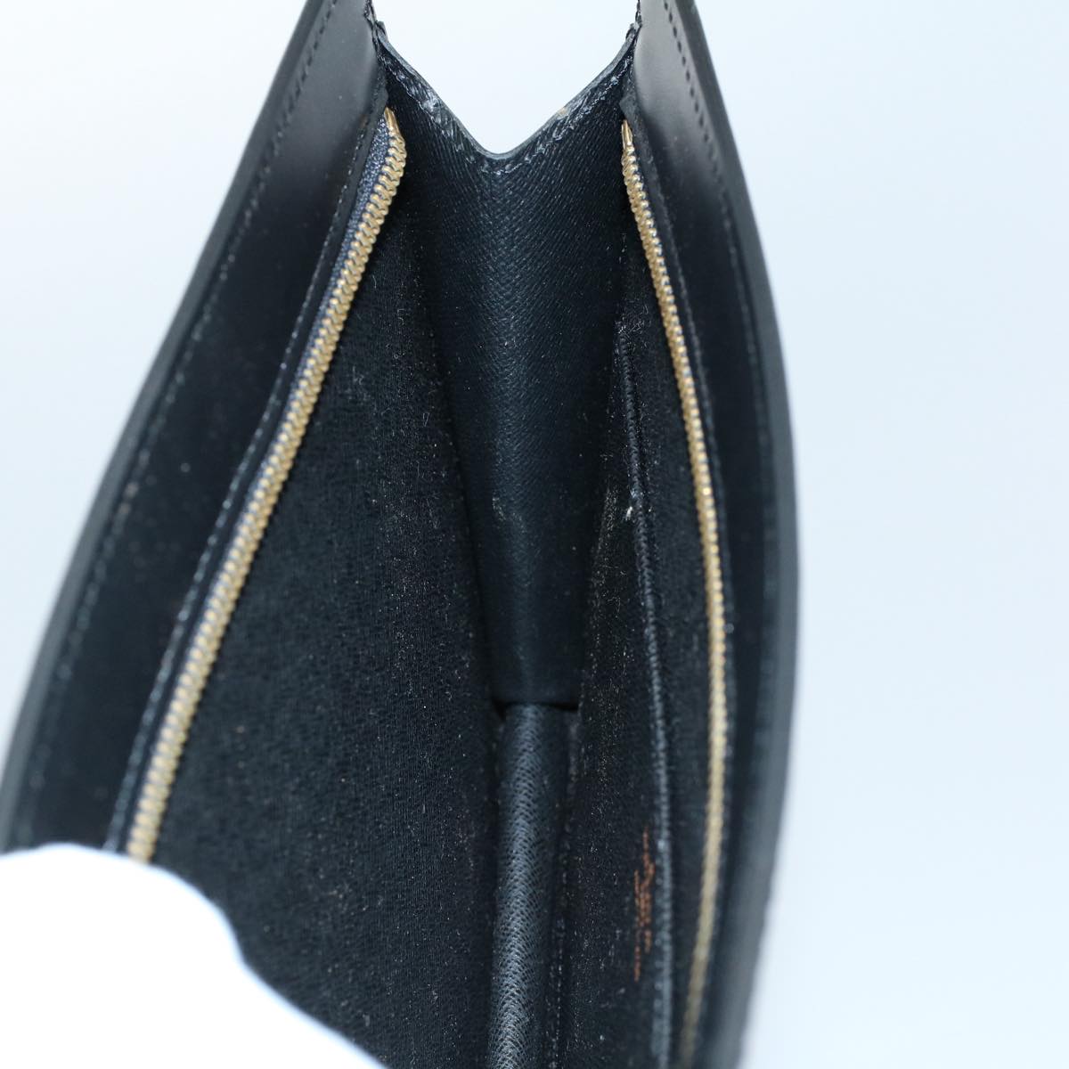 LOUIS VUITTON Epi Pochette Homme Clutch Bag Black M52522 LV th4042