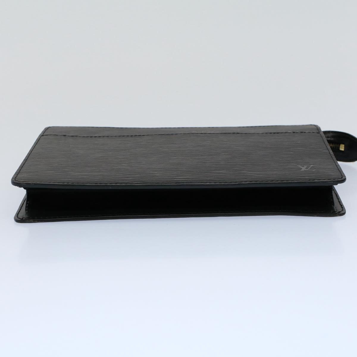 LOUIS VUITTON Epi Pochette Homme Clutch Bag Black M52522 LV th4042