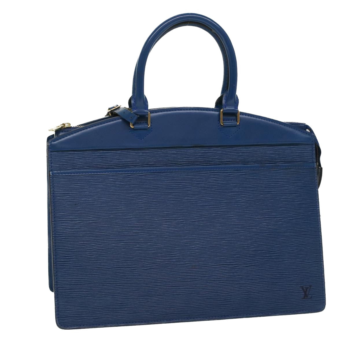 LOUIS VUITTON Epi Riviera Hand Bag Blue M48185 LV th4044