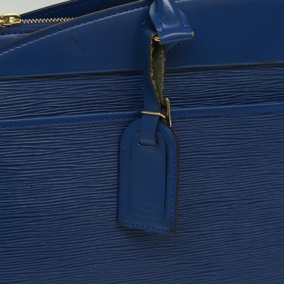 LOUIS VUITTON Epi Riviera Hand Bag Blue M48185 LV th4044