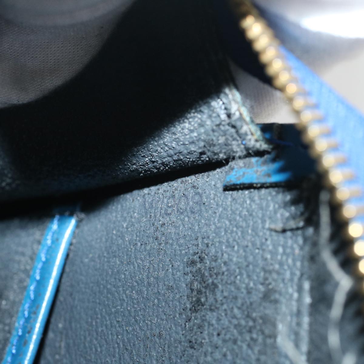 LOUIS VUITTON Epi Riviera Hand Bag Blue M48185 LV th4044