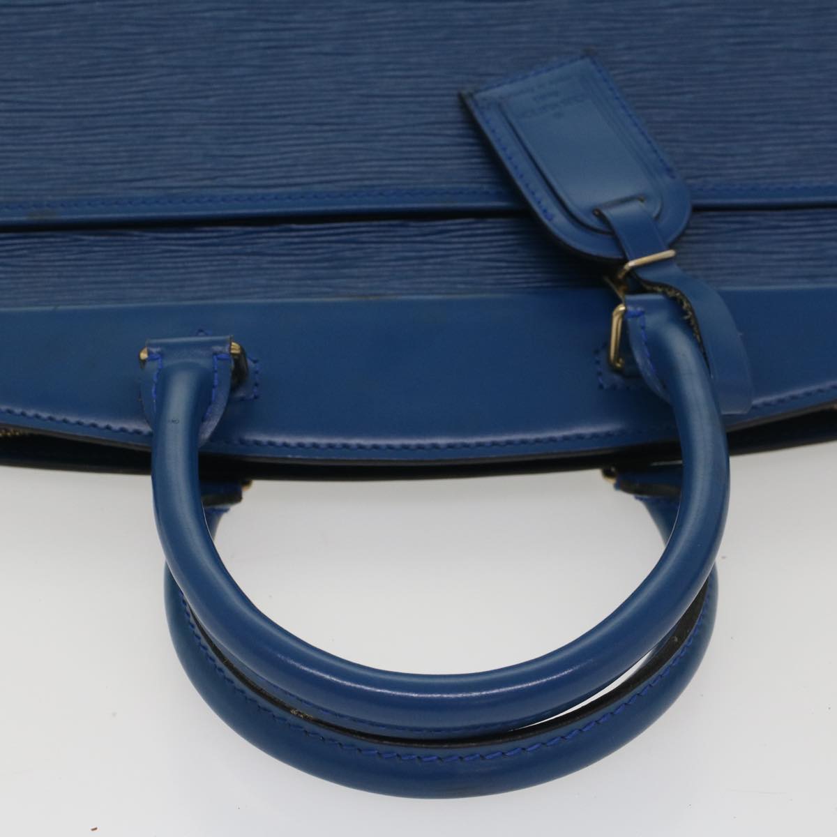 LOUIS VUITTON Epi Riviera Hand Bag Blue M48185 LV th4044