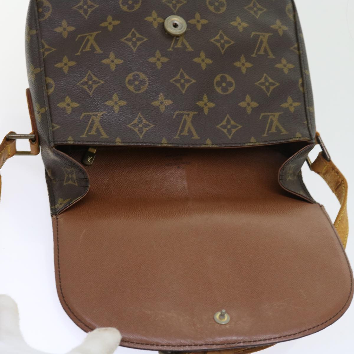 LOUIS VUITTON Monogram Saint Cloud GM Shoulder Bag M51242 LV th4045