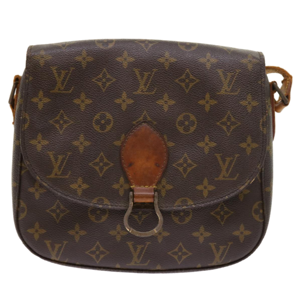 LOUIS VUITTON Monogram Saint Cloud GM Shoulder Bag M51242 LV th4045