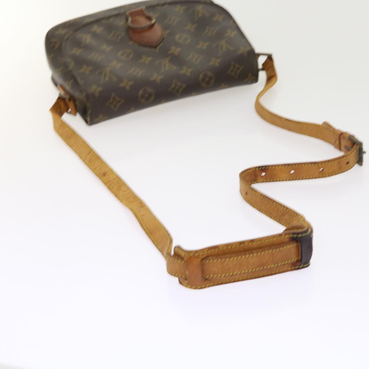 LOUIS VUITTON Monogram Saint Cloud GM Shoulder Bag M51242 LV th4045