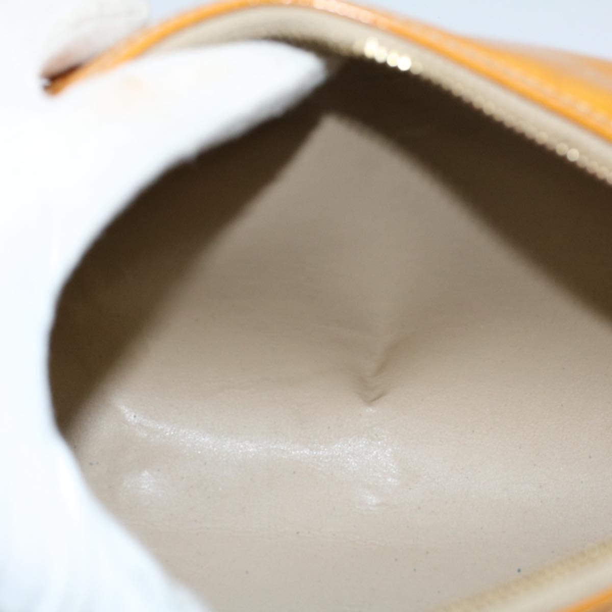 LOUIS VUITTON Monogram Vernis Bedford Hand Bag Beige M91006 LV th4049