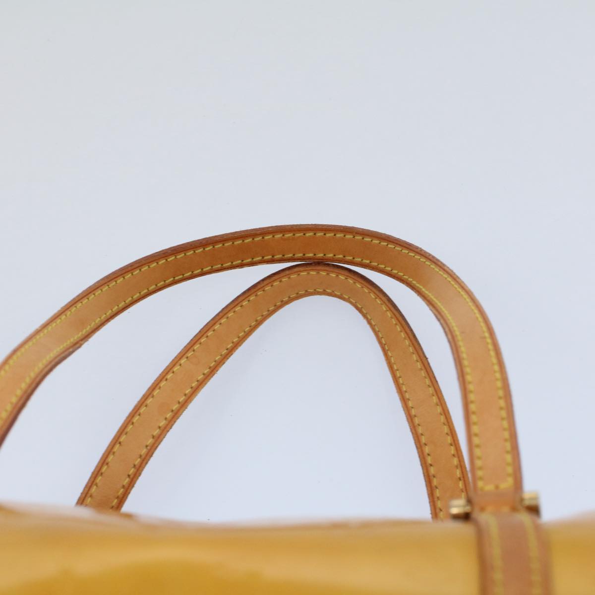 LOUIS VUITTON Monogram Vernis Bedford Hand Bag Beige M91006 LV th4049