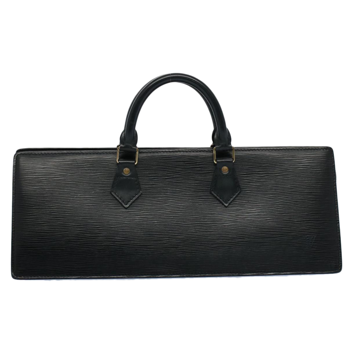 LOUIS VUITTON Epi Sac Triangle Hand Bag Black Noir M52092 LV th4052