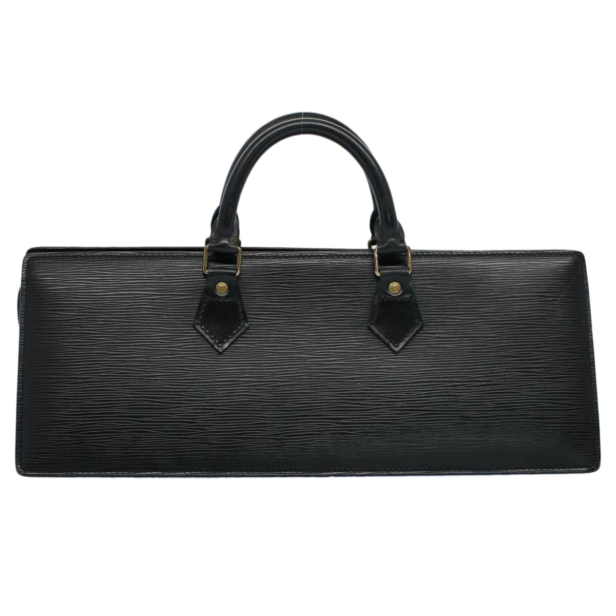 LOUIS VUITTON Epi Sac Triangle Hand Bag Black Noir M52092 LV th4052