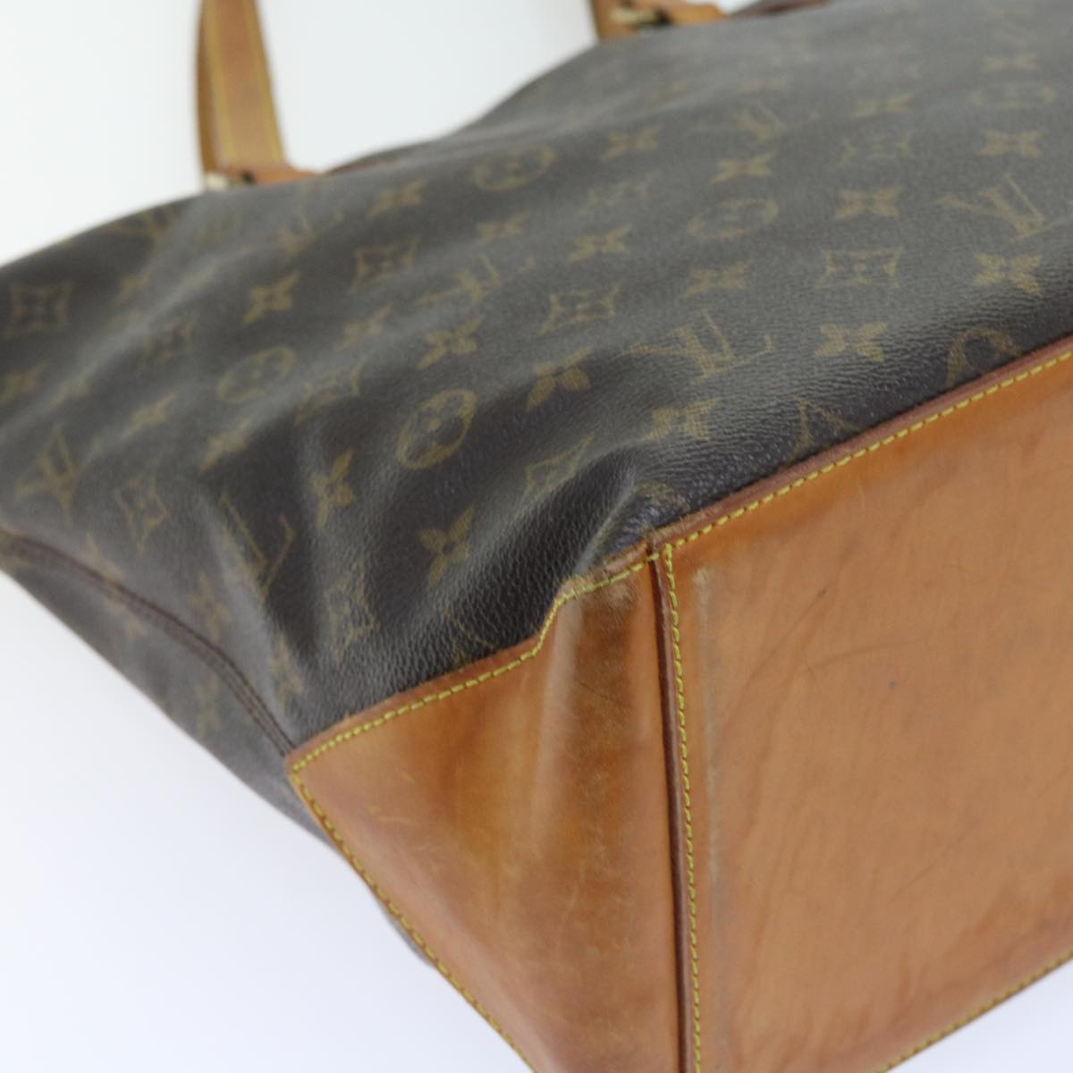 LOUIS VUITTON Monogram Cabas Mezzo Tote Bag M51151 LV th4059