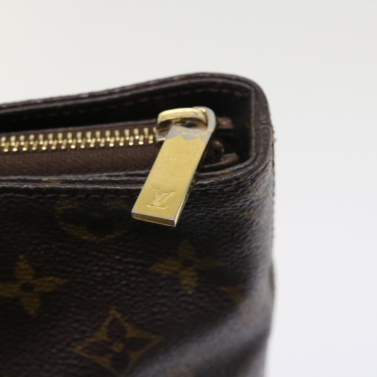 LOUIS VUITTON Monogram Cabas Mezzo Tote Bag M51151 LV th4059
