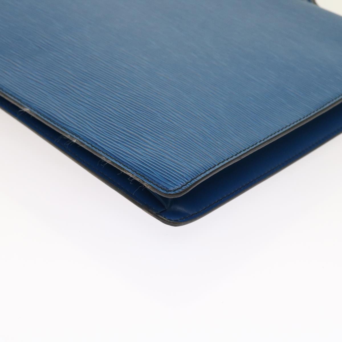 LOUIS VUITTON Epi Porte Documents Bandouliere Bag Toledo Blue LV th4061