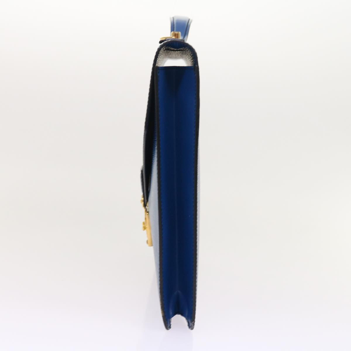 LOUIS VUITTON Epi Porte Documents Bandouliere Bag Toledo Blue LV th4061