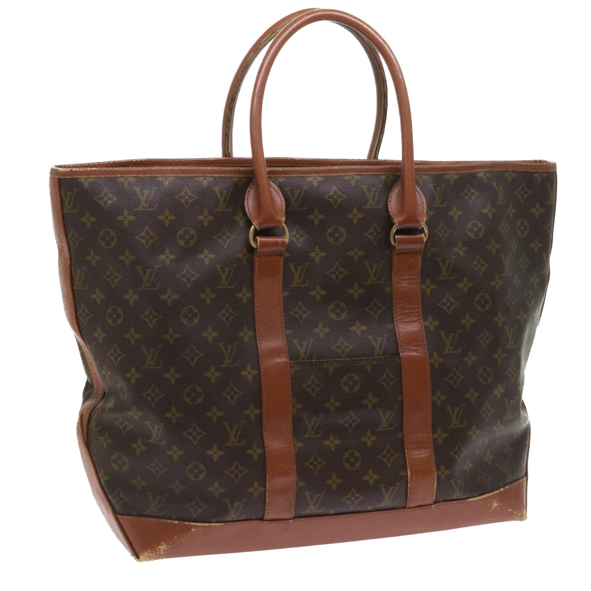 LOUIS VUITTON Monogram Sac Weekend GM Tote Bag M42420 LV th4075