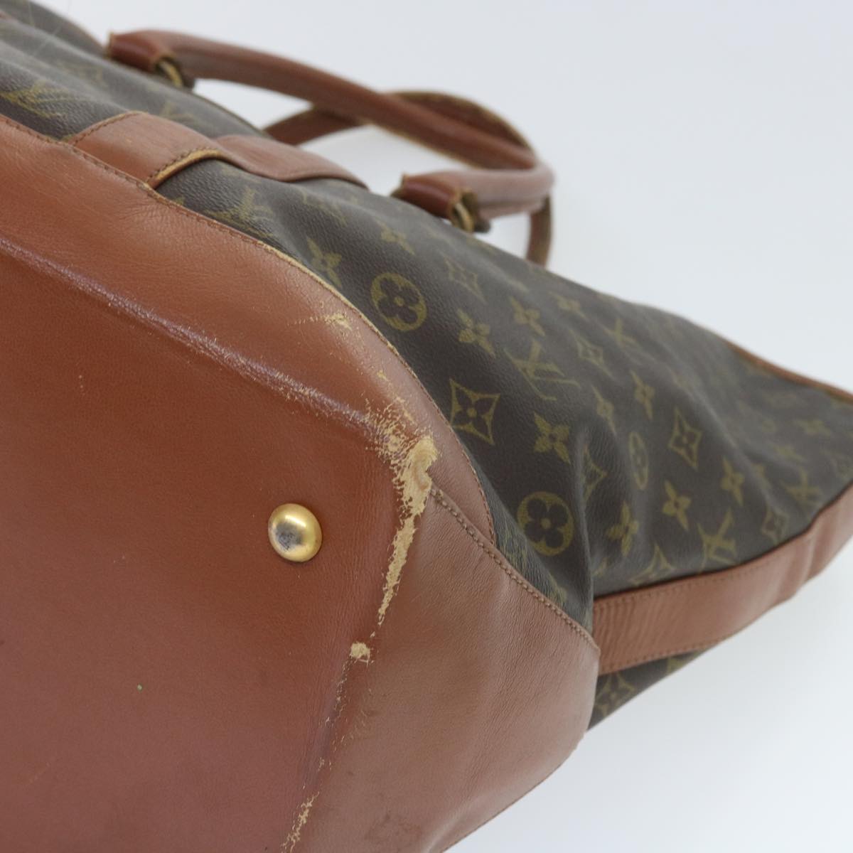 LOUIS VUITTON Monogram Sac Weekend GM Tote Bag M42420 LV th4075