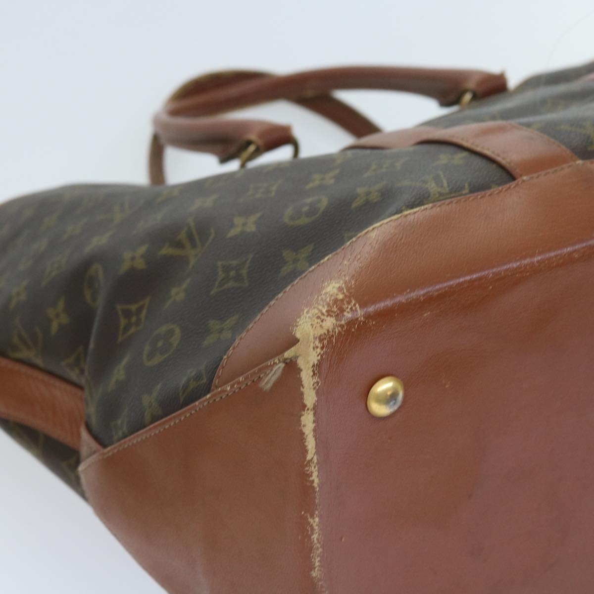 LOUIS VUITTON Monogram Sac Weekend GM Tote Bag M42420 LV th4075