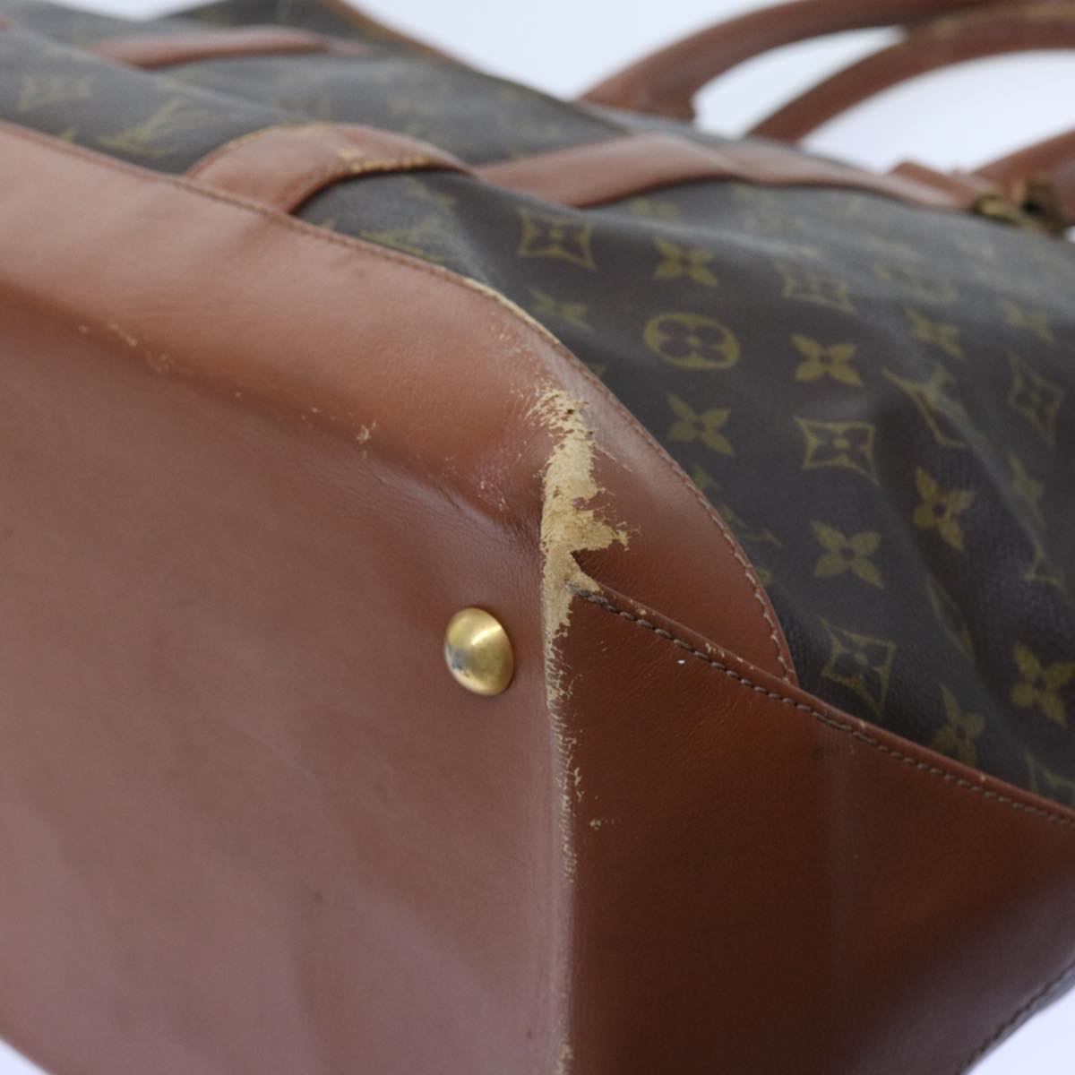 LOUIS VUITTON Monogram Sac Weekend GM Tote Bag M42420 LV th4075