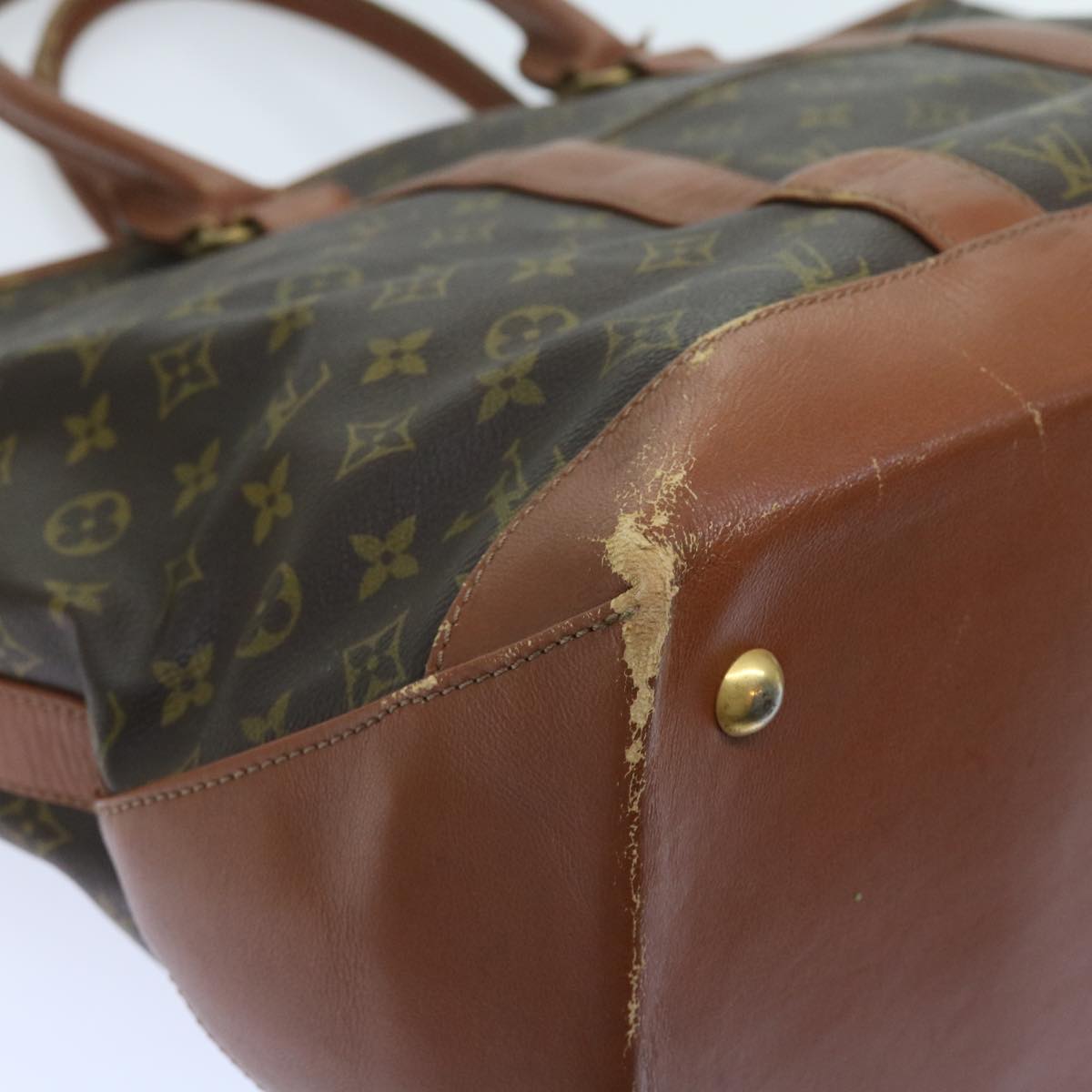 LOUIS VUITTON Monogram Sac Weekend GM Tote Bag M42420 LV th4075