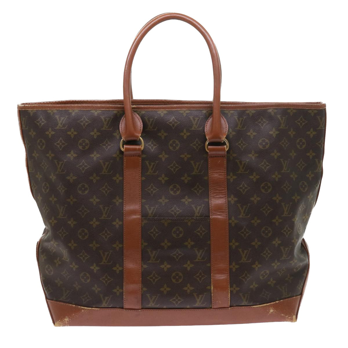 LOUIS VUITTON Monogram Sac Weekend GM Tote Bag M42420 LV th4075