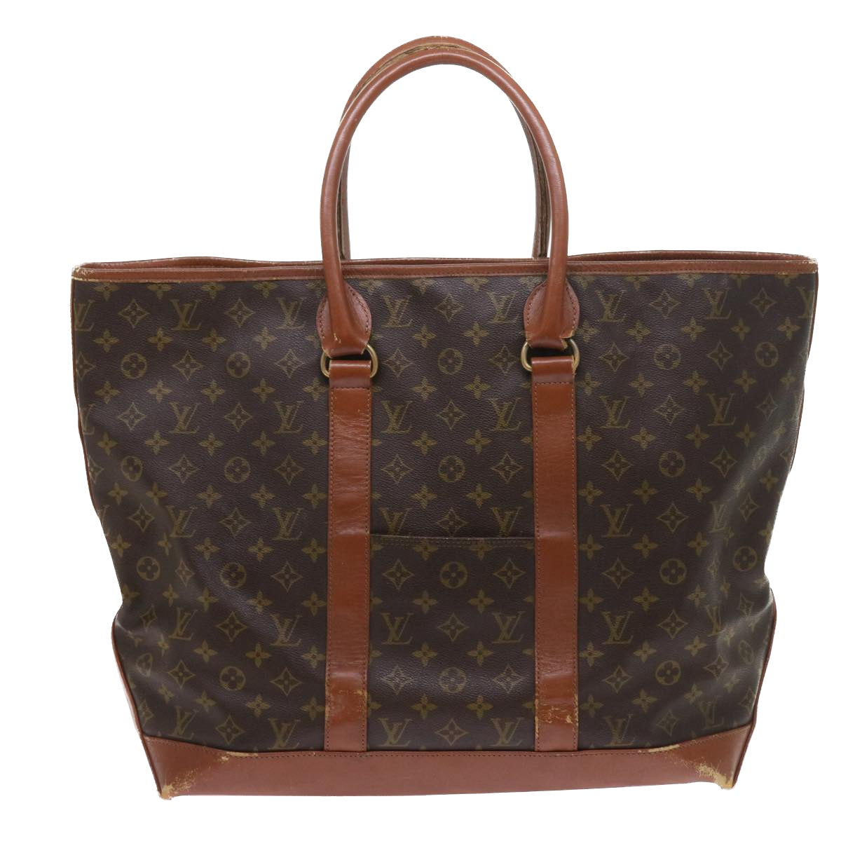 LOUIS VUITTON Monogram Sac Weekend GM Tote Bag M42420 LV th4075