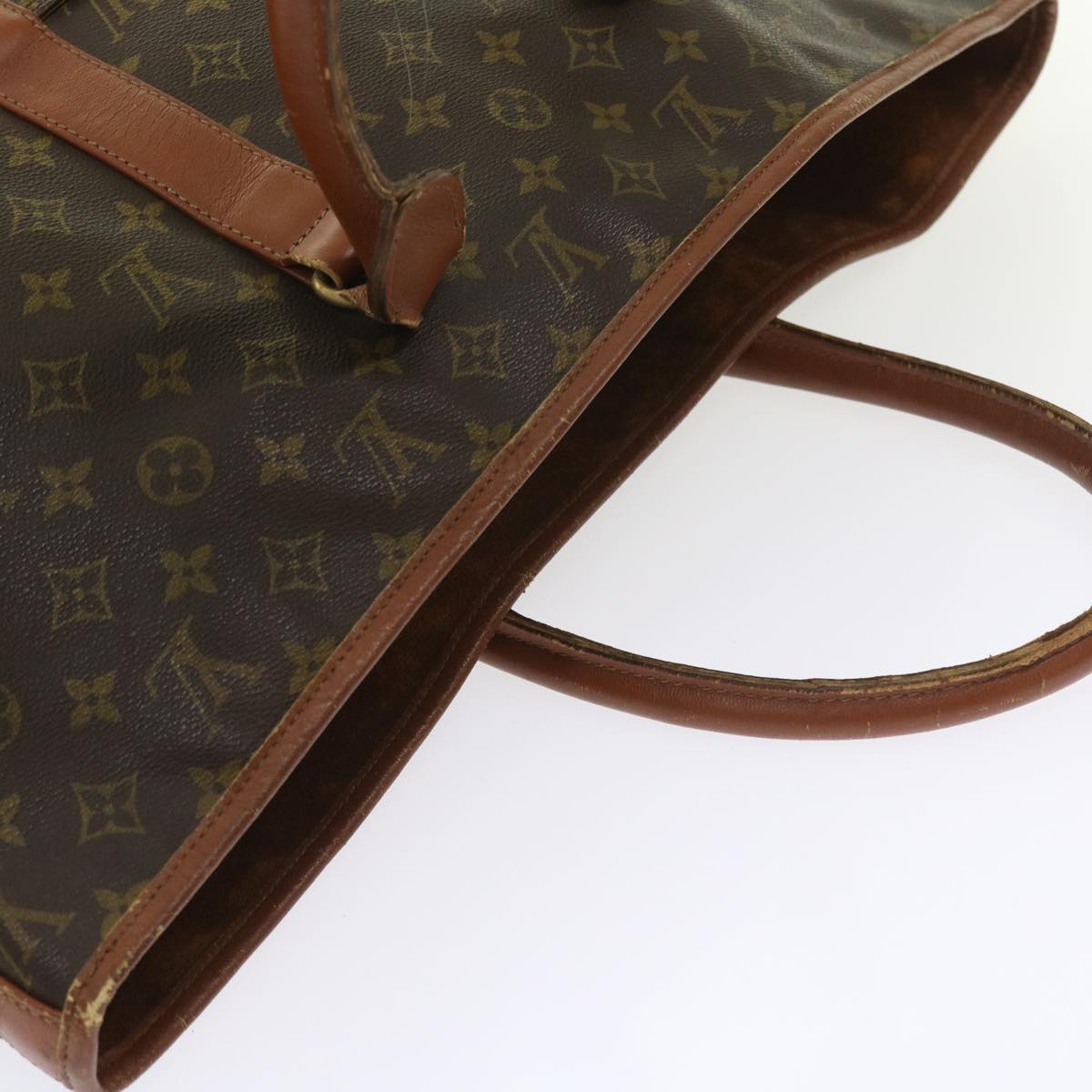 LOUIS VUITTON Monogram Sac Weekend GM Tote Bag M42420 LV th4075