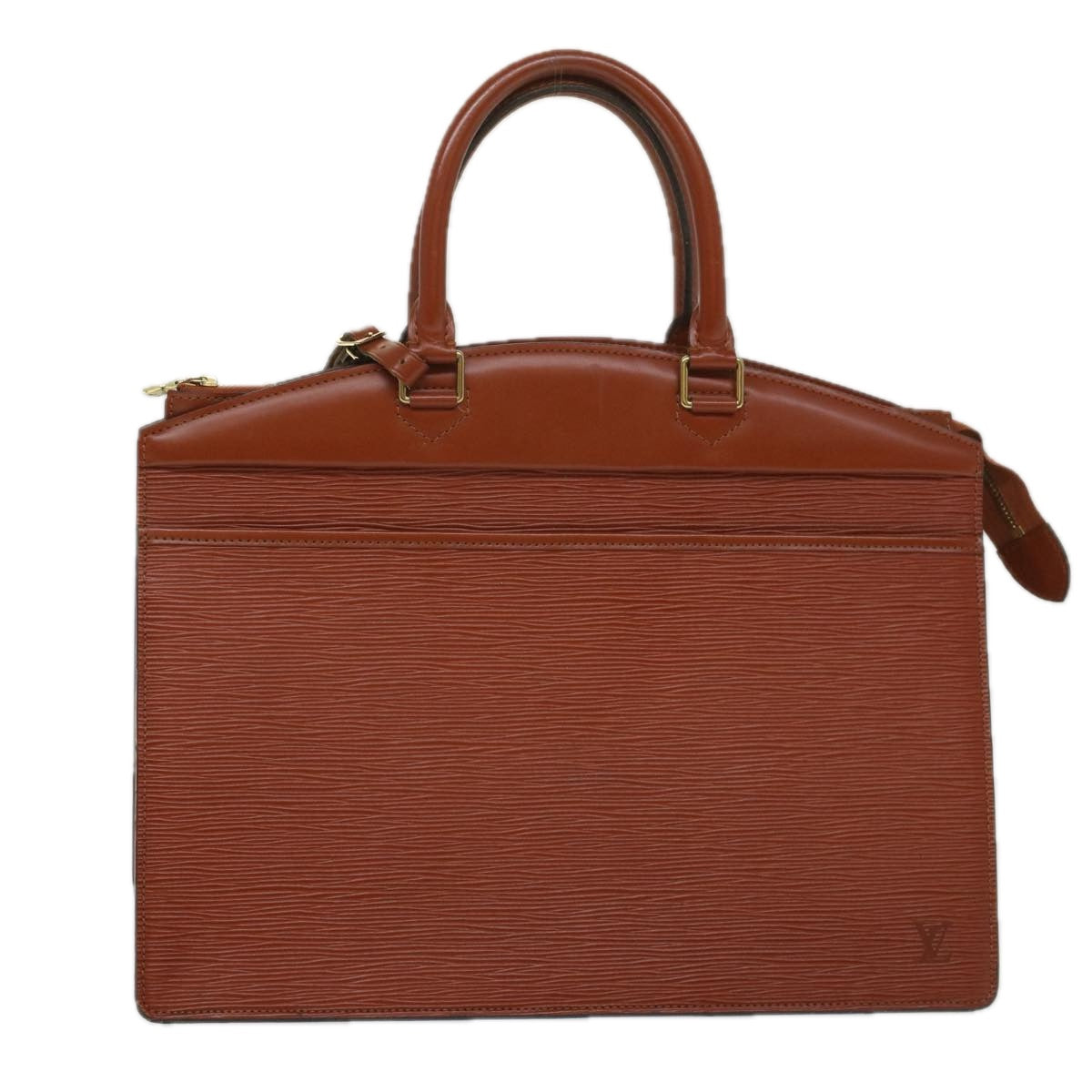 LOUIS VUITTON Epi Riviera Hand Bag Brown M48183 LV th4077