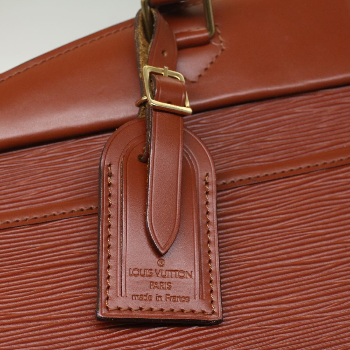 LOUIS VUITTON Epi Riviera Hand Bag Brown M48183 LV th4077