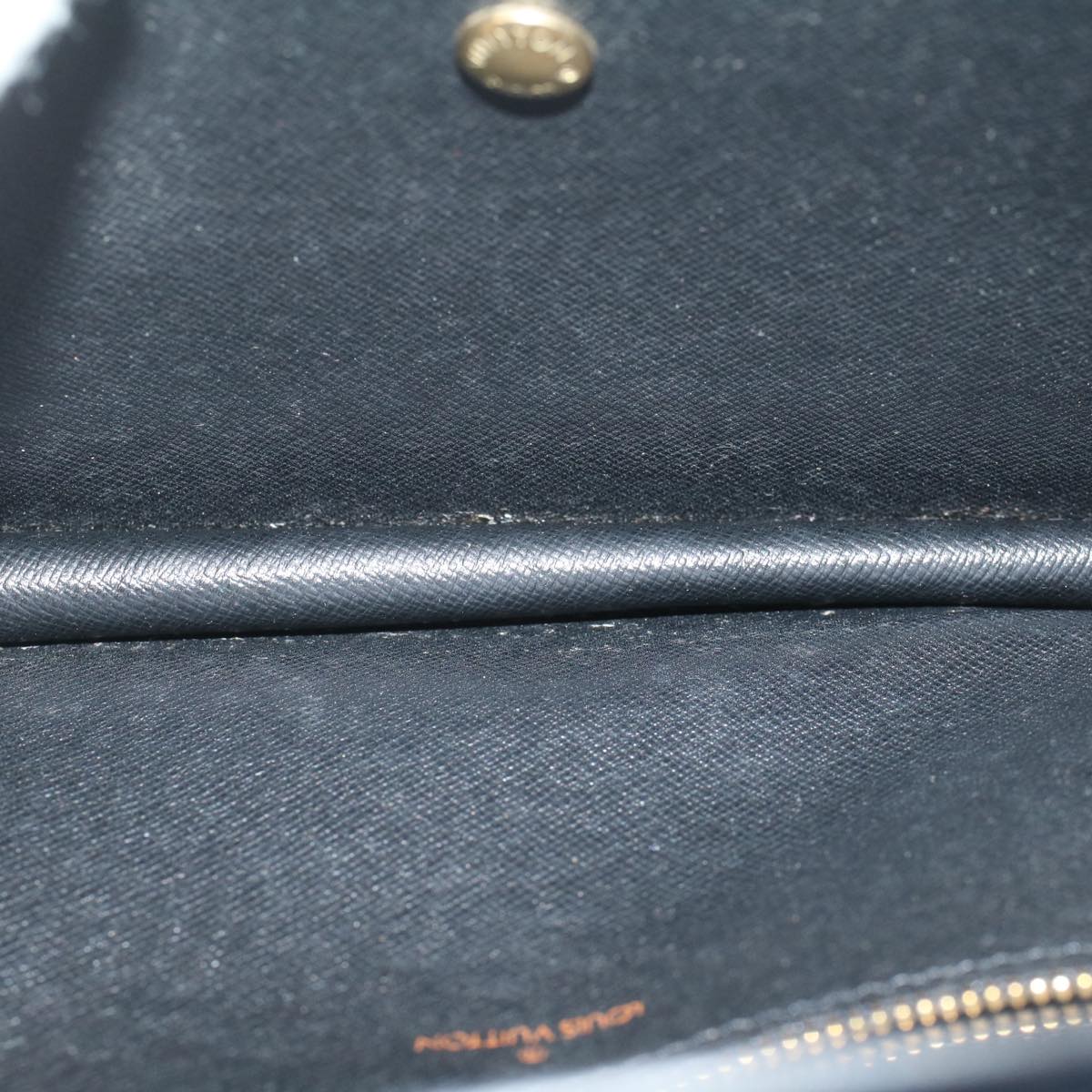 LOUIS VUITTON Epi Montaigne 23 Clutch Bag Blue M52665 LV th4081