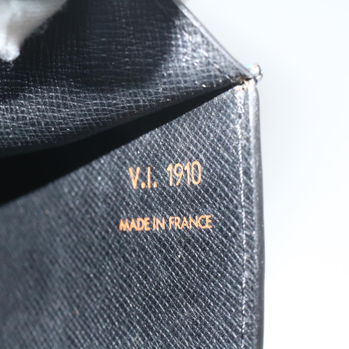 LOUIS VUITTON Epi Montaigne 23 Clutch Bag Blue M52665 LV th4081