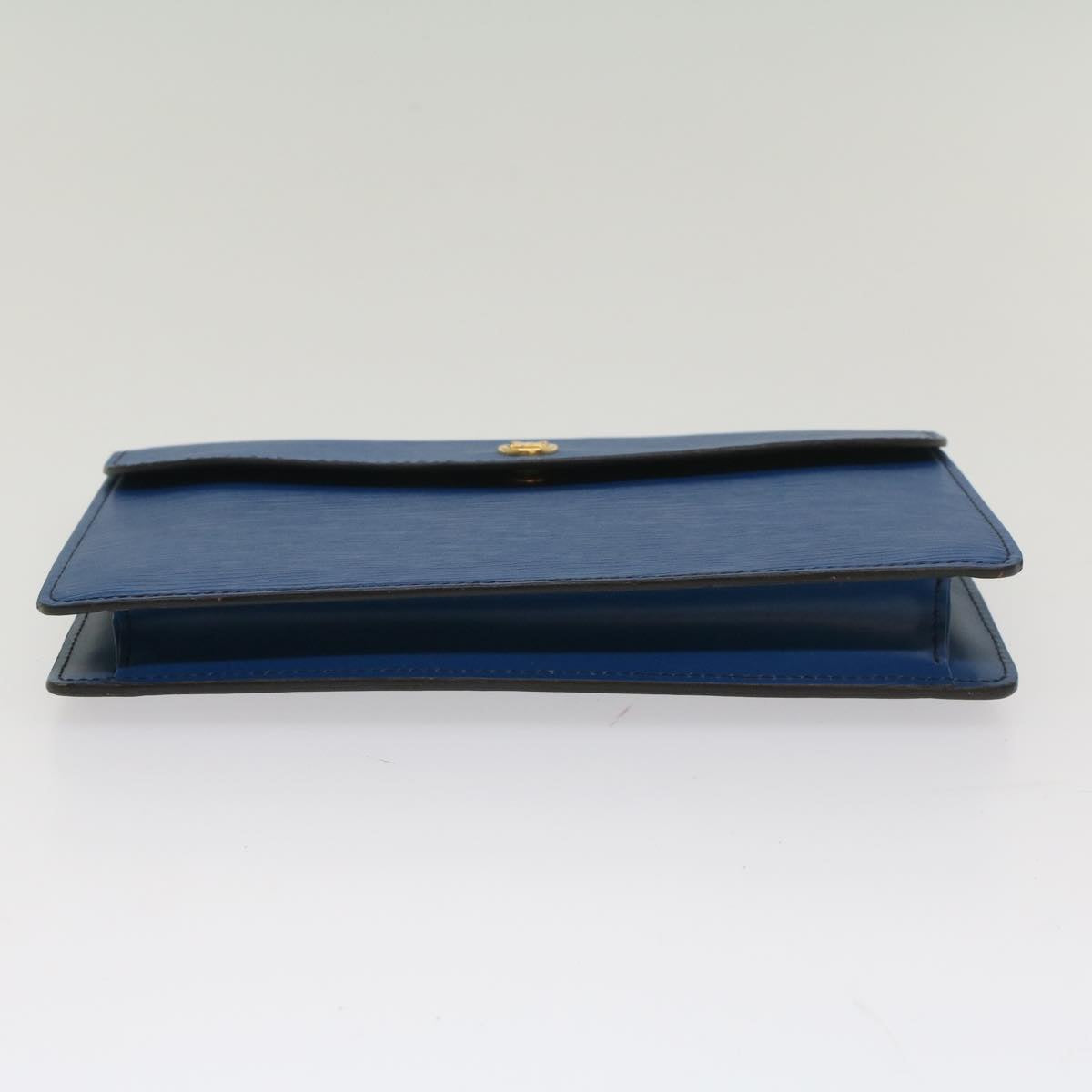 LOUIS VUITTON Epi Montaigne 23 Clutch Bag Blue M52665 LV th4081