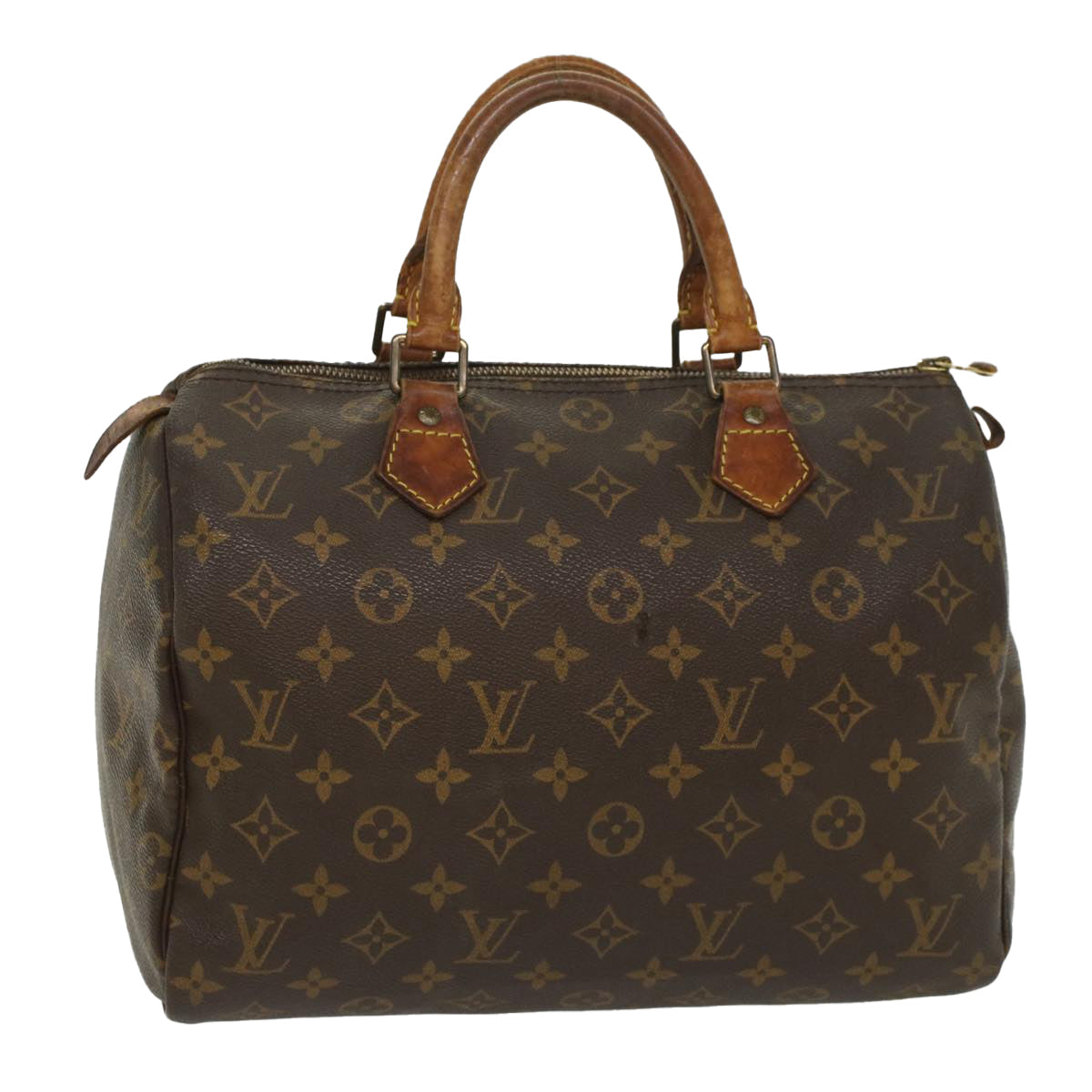 LOUIS VUITTON Monogram Speedy 30 Hand Bag M41526 LV th4087
