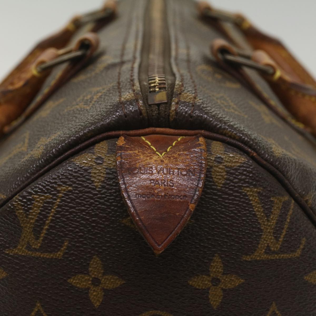 LOUIS VUITTON Monogram Speedy 30 Hand Bag M41526 LV th4087