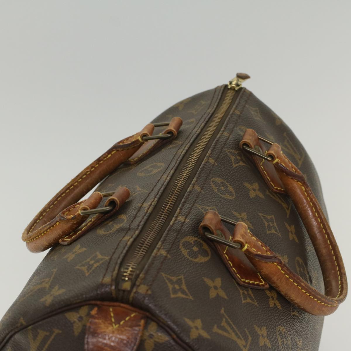 LOUIS VUITTON Monogram Speedy 30 Hand Bag M41526 LV th4087