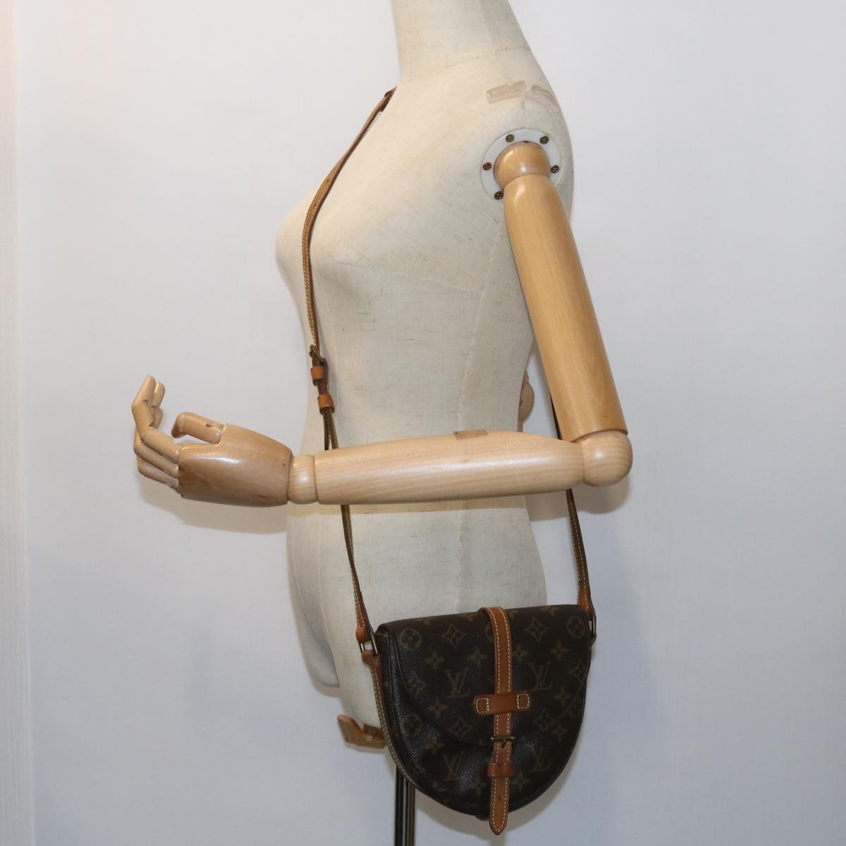 LOUIS VUITTON Monogram Chantilly PM Shoulder Bag M51234 LV th4090