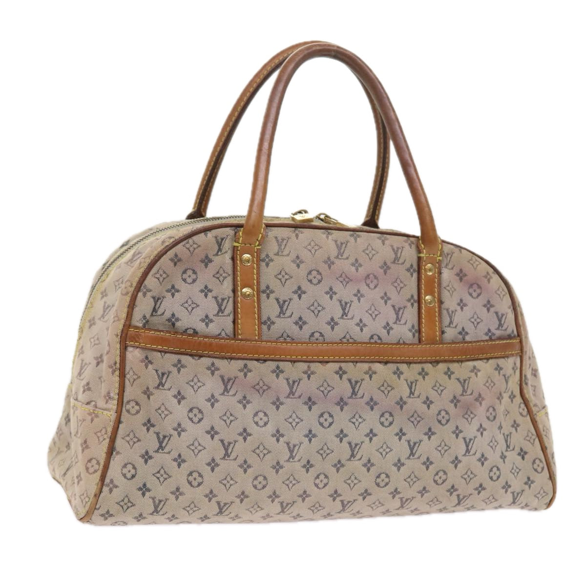 LOUIS VUITTON Monogram Mini Marie Hand Bag Blue M92003 LV th4091