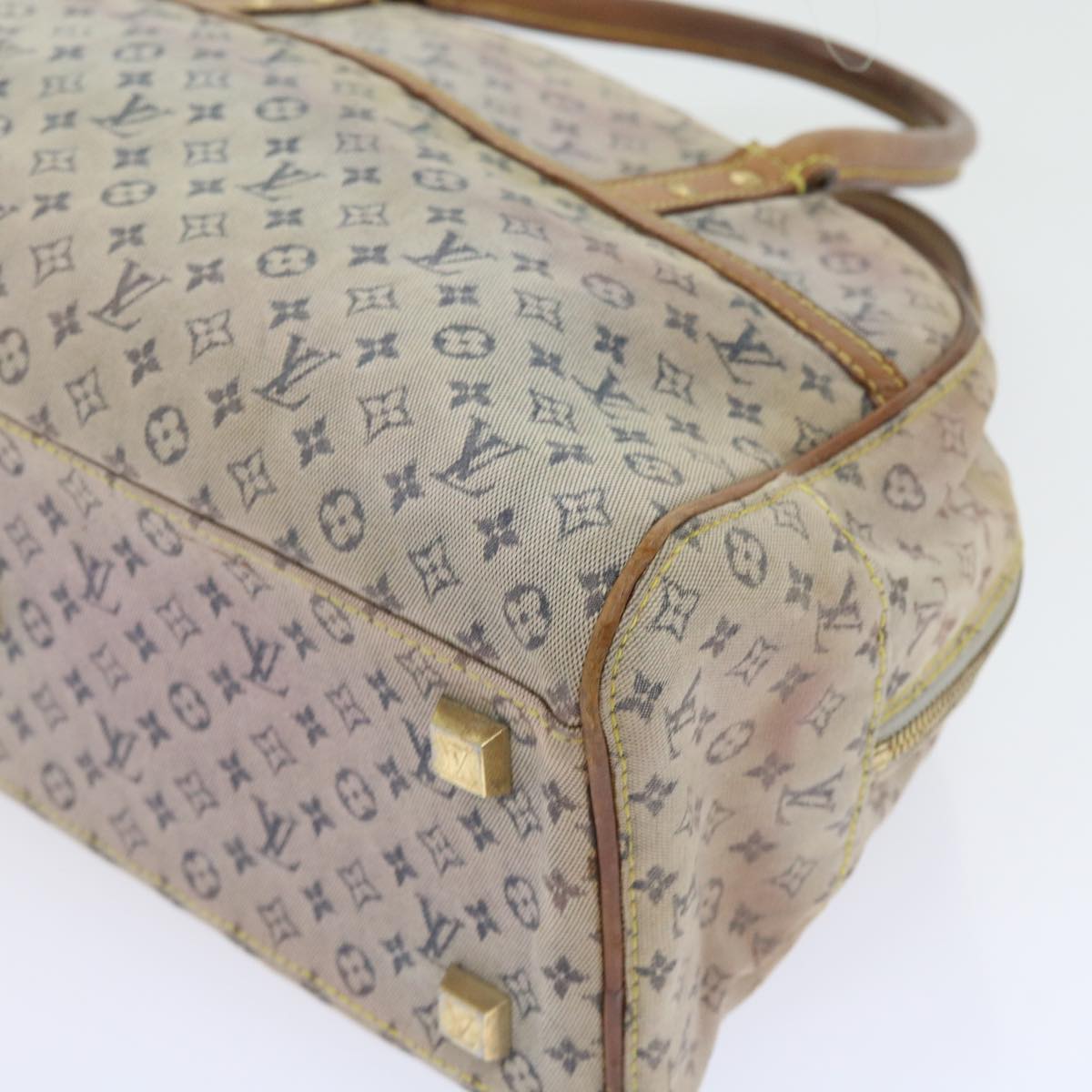 LOUIS VUITTON Monogram Mini Marie Hand Bag Blue M92003 LV th4091