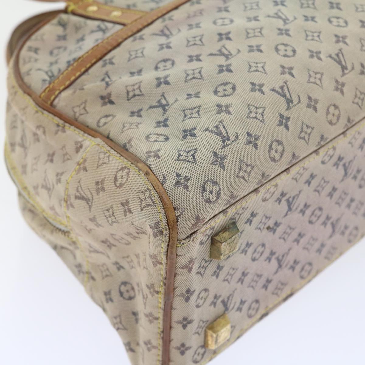 LOUIS VUITTON Monogram Mini Marie Hand Bag Blue M92003 LV th4091