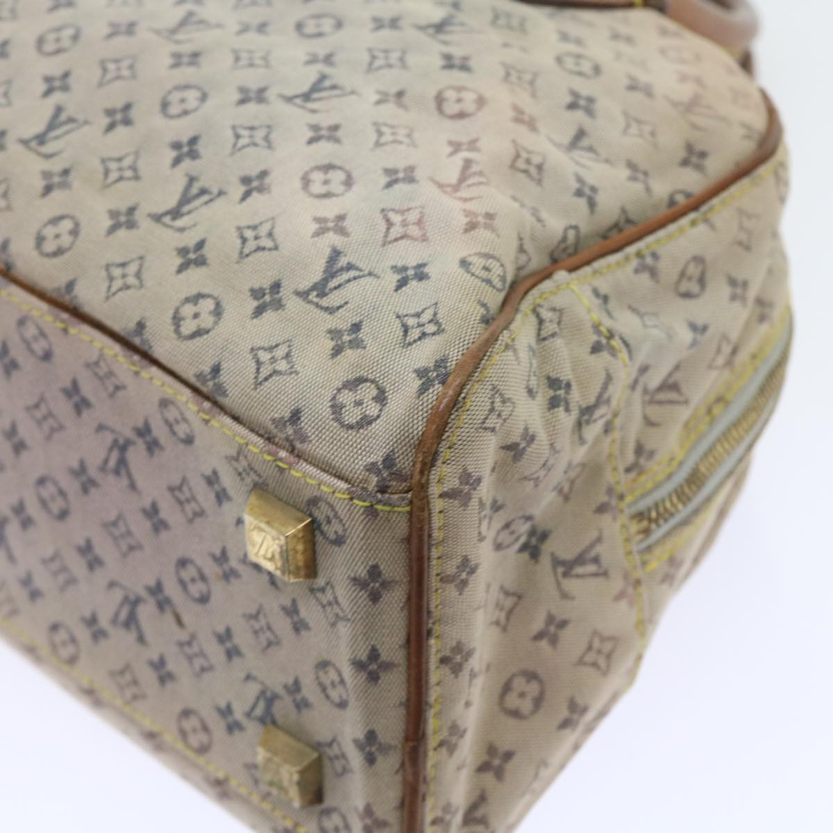 LOUIS VUITTON Monogram Mini Marie Hand Bag Blue M92003 LV th4091